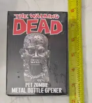 The Walking Dead Zombie Bottle Openers - Michonne's Pet - Wall Mounted - Chrome