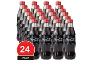COCA COLA 330mL GLASS SCREW BOTTLE COKE Pack 24