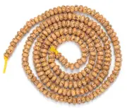 5X3MM Natural Lotus Seed Bodhi Gemstone Rondelle 23 inch (80018274-D472)