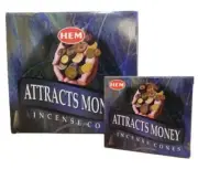 Crystal Wonderland HEM Incense 120 Cones Attracts Money
