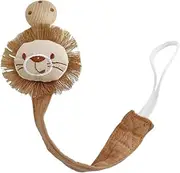 Pacifier Clips Rope - Soft Cotton Baby Strap, Anti-Drop Holder | 10.63 Inch Toddler Travel Clip with Secure, Versatile Pacifier for Teething Toys, Baby Bibs, and Stroller-Time