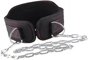 Frediuo Dipping Belt Weightlifting Waist Belt Strength Training Equipment Adjustable Supplies Pull up Strap for Workout Bodybuilding