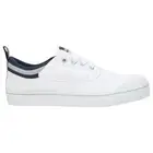 Mens Dunlop Classic Canvas Volleys Sneakers Casual White Navy Shoes