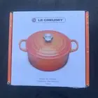 Open Box Le Creuset Signature Round Casserole Oven Cerise 2 QT