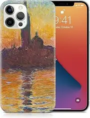 Claude Monet - SAN Giorgio Maggiore at Dusk Art Phone CASE Cover for Apple iPhone 13 PRO MAX