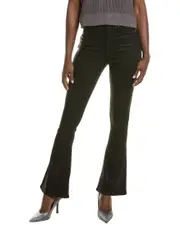 7 For All Mankind Ultra High-Rise Coated Black Skinny Boot Cut Jean