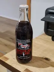 1987 America's Cup Limited Edition Coke Glass Bottle. Coca Cola