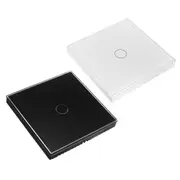 1 Gang 1 WIFI Smart Light Touch Remote Control Wall Switch For Amazon Alexa UK PLUG WHITE