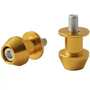 Bobbin Spools Swingarm Paddock Stand Adaptors M8 Motorbike Motorcycle Gold