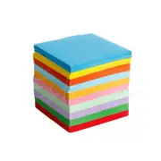 1Pack Square Folding for Wish Paper Colorful Double Sided Sheets Crane