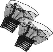 [Generic] 1 Pair Floral Lace Wrist Elastic Casual Party Gloves Lolita Details Wedding