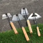 High Quality Swan Neck Hoe With Wooden Handle Garden Tool German Steel