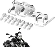 Handlebar Riser,22mm Aluminum Alloy Handlebar Clamp Risers | Motorcycle Handlebar Riser Motorbikes Bar Risers Motorcycle Accessories