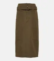 [Tod's] Tod's Wool midi skirt AU 8 brown