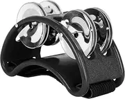 YDuupxe Foot Percussion Shakers 10.5x7x5cm Percussion Musical Instrument Foot Drum for Instrument Scenes (Black)