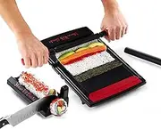 Yomo Sushi Making Kit - Easy 4-Step DIY Sushi Maker Set with Non-Stick Mat & Sushi-Cutter
