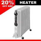 De'Longhi Tower Space Heater Electric 2400W Portable Hot Air Heater Cool Touch