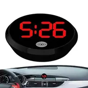 Small Clock for Car Dashboard | Dashboard Electronic Watch | Vehicle Dashboard Clock, Touch-Activated Car Vent Clocks Watch for Automotive, Motorcycle