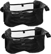 BESPORTBLE Stroller Mesh Bag Pushchair Pram Bottom Basket Storage Organizer Multi-Functional Stroller Accessories