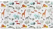 Toddmomy Changing Pad Cover Stretchy Baby Changing Table Pad Covers Forest Animals Pattern Diaper Changing Pad Covers for Baby Girls and Boys