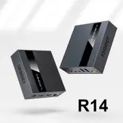 Sageres R14 TX/RX KVM Cable Wireless Extender 250m Transmitter Receiver HD 1080P