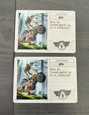 Horrified American Monsters | ATV Perk Card x2 | Official Game Pieces