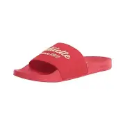 adidas Unisex Adilette Slides Sandal, Vivid Red/Wonder White/Vivid Red, 12M 13W