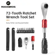 ROCKBROS Bicycle Bike Repair Tool Set Spanner 72-Tooth Ratchet Wrench Tool Kit