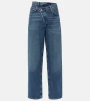 [Agolde] Agolde Criss Cross wide-leg jeans XXS-XS blue