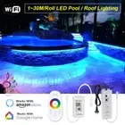 IP68 Submersible Waterproof 30M 25M 20M 15M 10M 60LEDs/M WiFi RGB LED Light 24V
