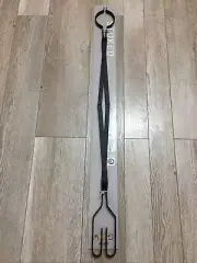 Glow Stoked Outdoor Log Tongs XL 100Lx7.5Wcm Powder Coated Black
