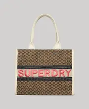 Luxe Tote Bag | Navy Diamond