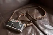 Genuine Real Leather Camera Shoulder Neck Strap for film EVIL camera 01-155
