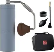 1Zpresso X-Ultra Manual Coffee Grinder-Blue, Well-Built Sturdy Metal Body, Assembly Stainless Steel Conical Burr, Numerical External Setting, Magnet Catch Cup, Faster Grind Efficiency Portable Mill