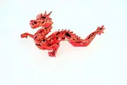 Richard ORLINSKI : Dragon Spirit (Red Edition) - Sculpture originale