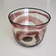 GORGEOUS Richard Harkness Art Glass Bowl - SIGNED by artist!