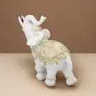 Elephant Statue Feng Shui Lucky Elephant Statue (White) Large