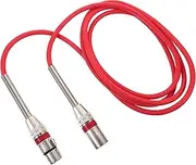 Milisten Audio Line 3 Pin Mic Cord Mic Microphone Cable Microphone XLR to XLR Cable Red PVC