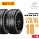 【PIRELLI 倍耐力】ROSSO 里程/效率 汽車輪胎2254518 二入組 225/45/18適用Camry.Mondeo(安托華)