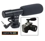 Mini Condenser Pro Microphone For Canon EOS RP M50 Rebel SL3