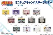 NARUTO Shippuden Miniature Canvas Keychain Sakura Kakashi Sasuke Shikamaru Neji