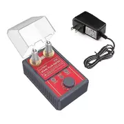 Spark Plug Tester, Automotive Dual Holes Spark Plug Tester Tool with Adjustab...