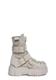 [Club Exx] Low Traitor Boots - Light Gray