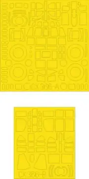 Eduard 1/72 Avro Lancaster B Mk.I/Mk.III Paint Mask for Airfix kit (2 Sheets)
