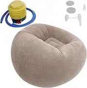 HANABASS 1set Inflatable Lazy Couch Chair Portable Outdoor Sofa for Relaxation Sturdy Material Minimalist Design for Camping and Leisure Activities Easy to Clean