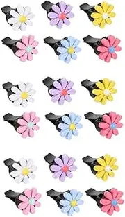 SUPVOX 18 Sets Car Aroma Diffuser Mini Daisy Decor Air Freshener Clip Automotive Aromatherapy Clip Auto Perfume