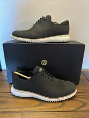 Cole Haan 2.Zerogrand Laser Wing Oxford Black Nubuck/Grey Men’s Size 7.5 C23807