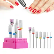 7Pcs Nail Art Grinding Drill Bits Manicure Pedicure Nail Tools