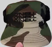 O'Neill Camouflage Gatlin UE Trucker Logo Hat OSFM Adj Snapback Mesh Foam Front