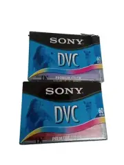 Sony DVC Mini DV 60 LP-90 Premium Digital Video Cassette Tapes 2 Pack NEW